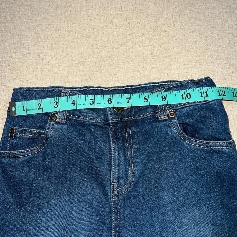 Carters Kids Jeans Girls Size 8 Skinny Stretch Denim Dark Blue.